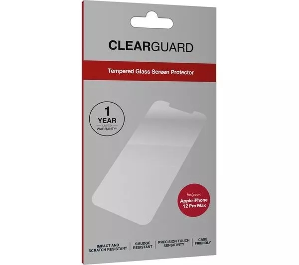 ZAGG Clear Guard Tempered Glass Screen Protector Apple iPhone 12 Pro Max