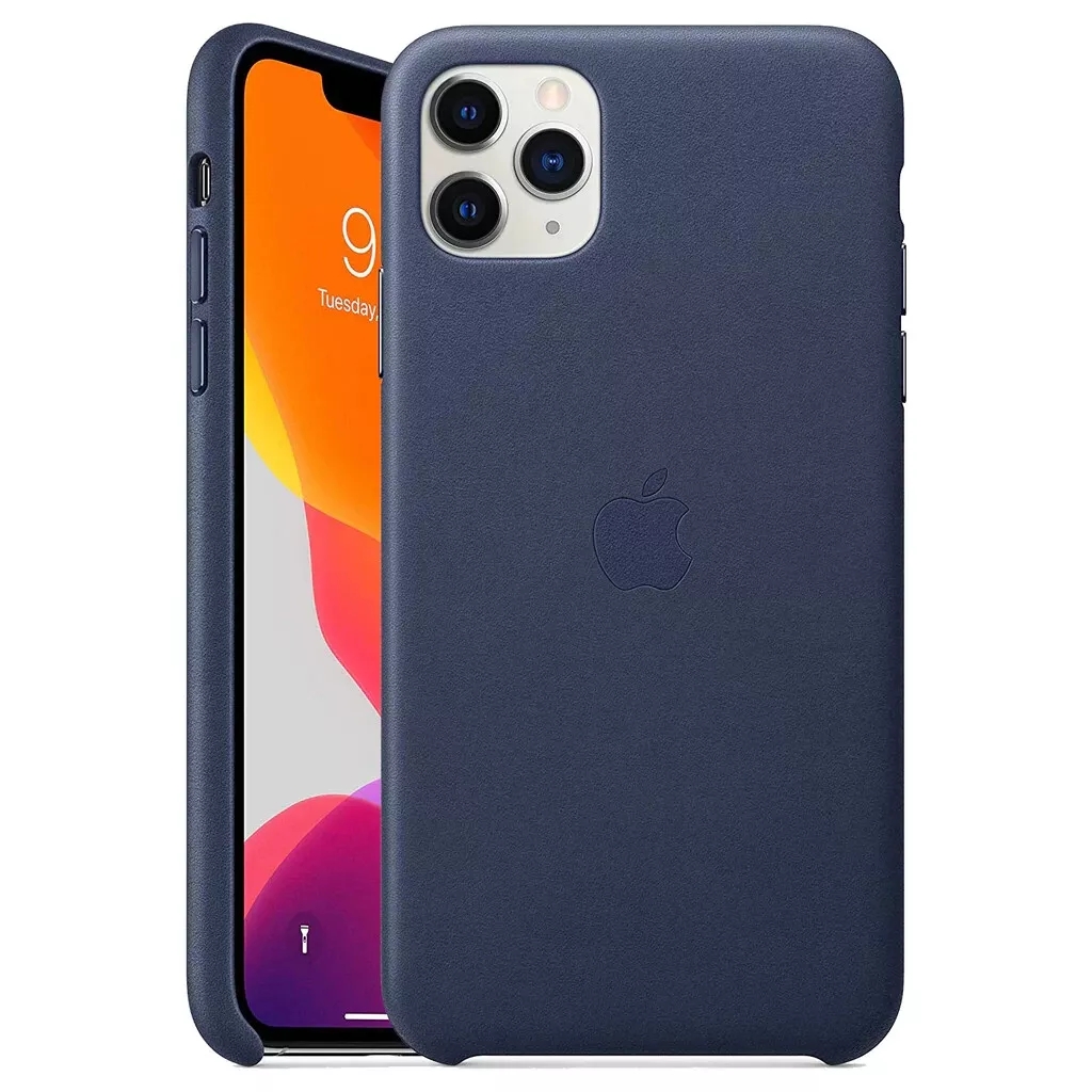 Official Apple Genuine Leather Rear Case Cover for iPhone 11 Pro Max