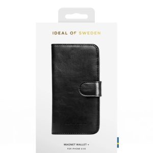 Ideal of Sweeden Leather Magnet Wallet Case with card slots for iPhone X & XS