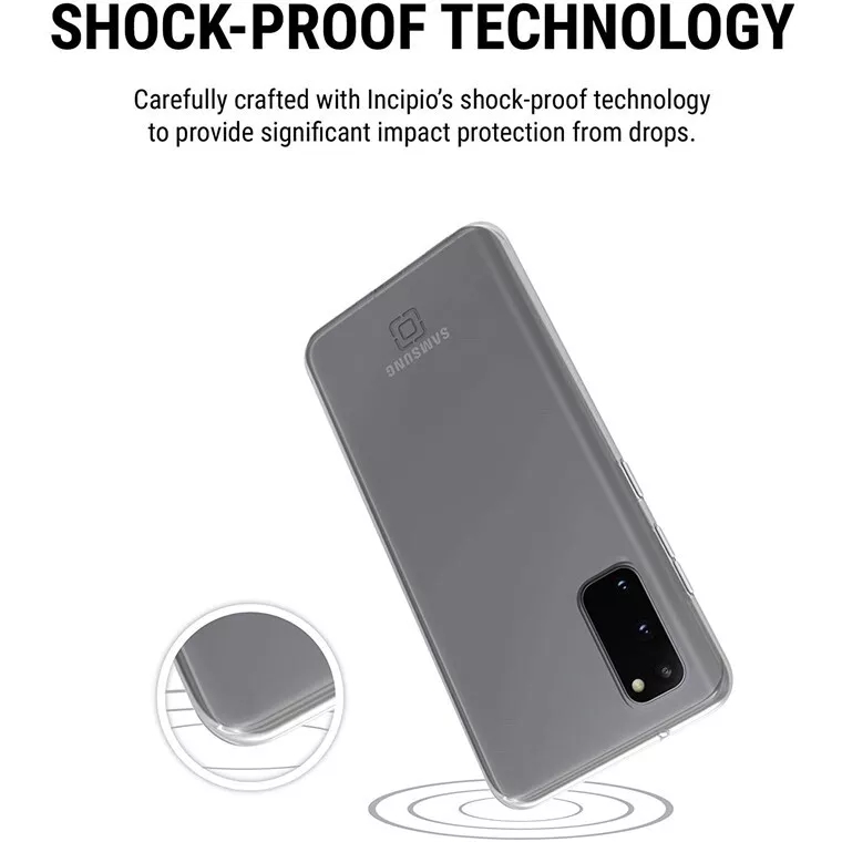 Genuine Incipio NGP Pure Transparent Impact Case for Samsung Galaxy S20 - Image 5