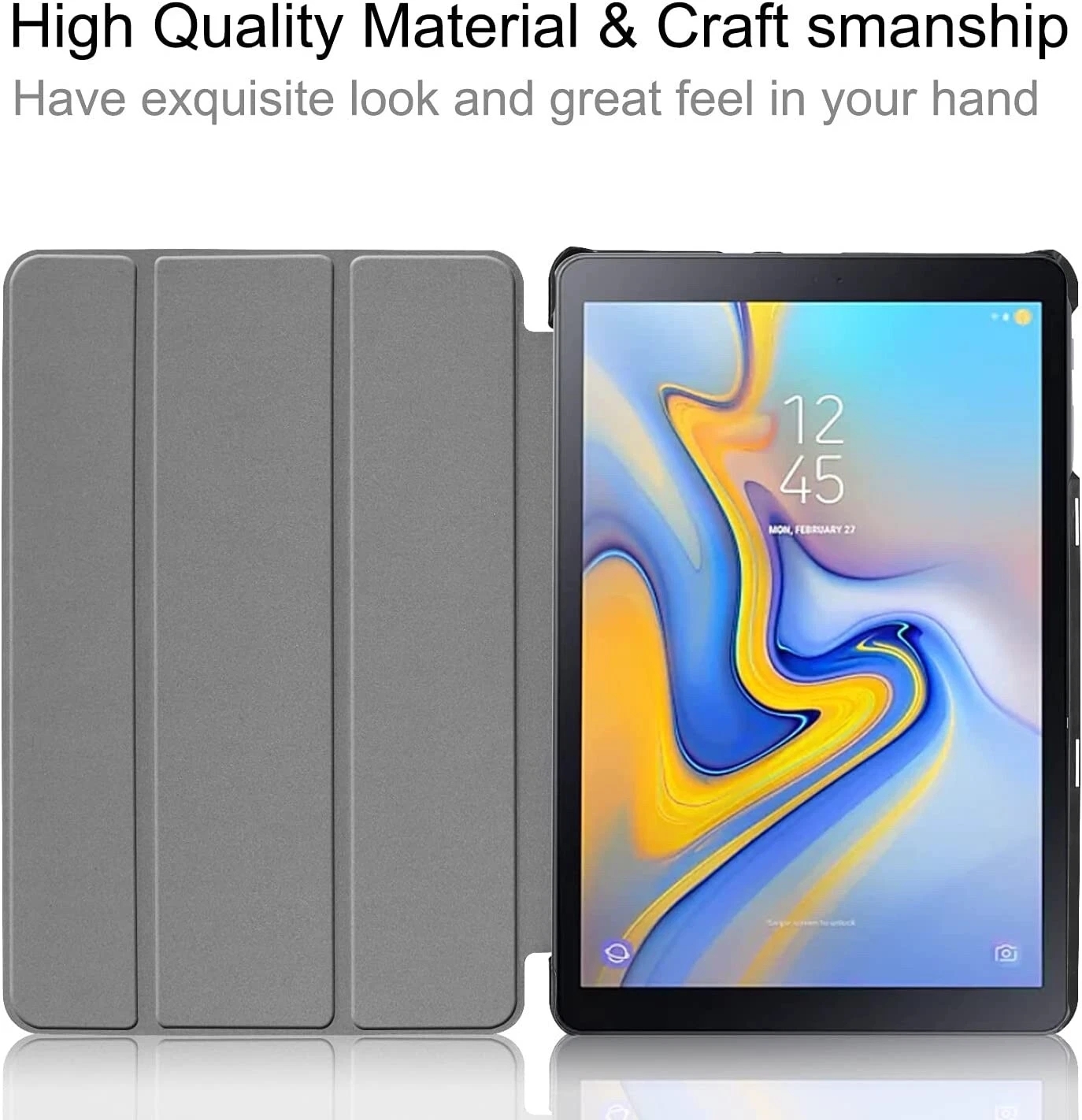 Tatical Book Case For Samsung Tab T583 10.1" in Black - Image 7