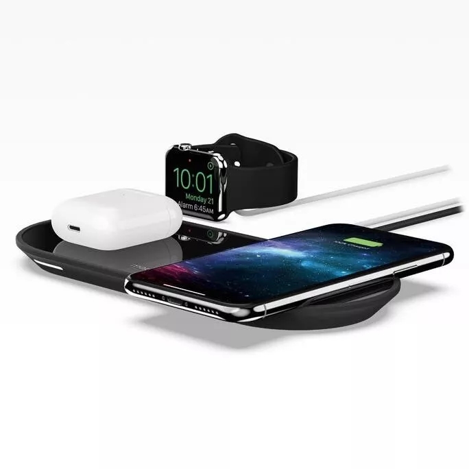 GENUINE Mophie Dual Wireless Charging Pad 7.5w fast Charging Apple Samsung - Image 3