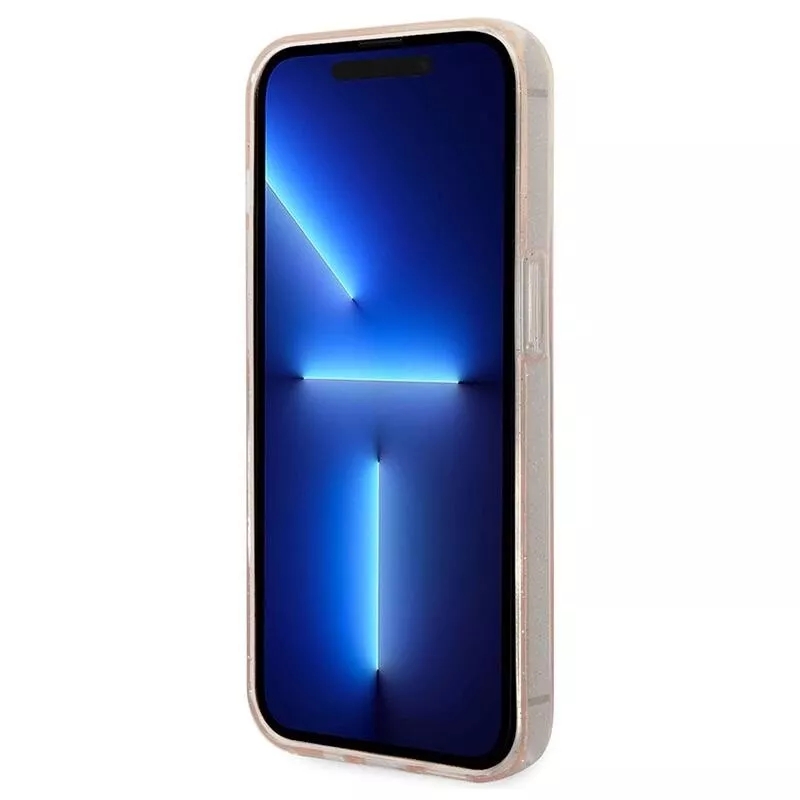 Genuine Guess 4G Big Logo Gold Glitter Hard Case Cover Apple iPhone 14 Pro - Image 4