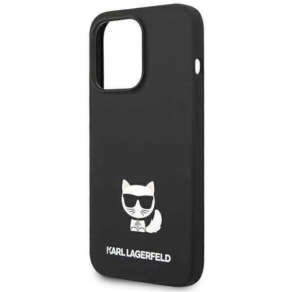 Genuine Karl Lagerfeld Choupette Liquid Silicone Case For iPhone 14 Pro Max - Image 6