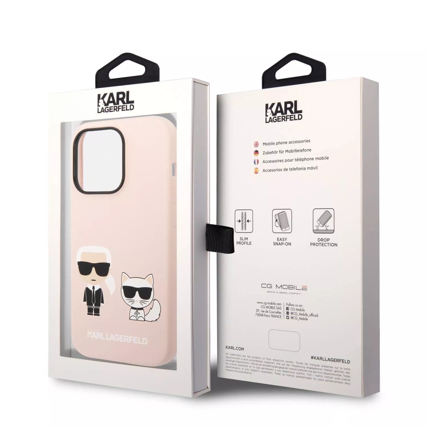 Genuine Karl Lagerfeld Karl & Choupette MagSafe Silicone Case iPhone 14 Pro Max - Image 6