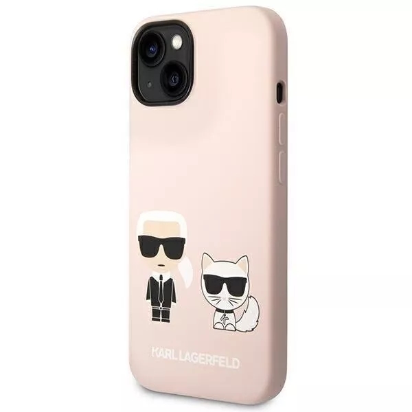 Genuine Karl Lagerfeld Karl & Choupette MagSafe Silicone Case iPhone 14 Plus - Image 2