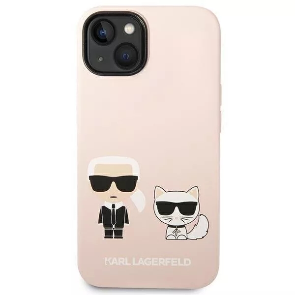 Genuine Karl Lagerfeld Karl & Choupette MagSafe Silicone Case iPhone 14 Plus - Image 3