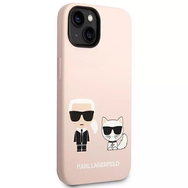 Genuine Karl Lagerfeld Karl & Choupette MagSafe Silicone Case iPhone 14 Plus - Image 4