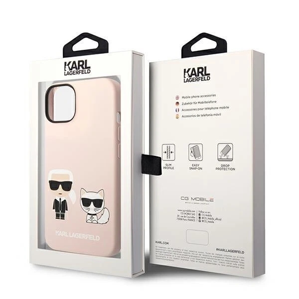 Genuine Karl Lagerfeld Karl & Choupette MagSafe Silicone Case iPhone 14 Plus - Image 8