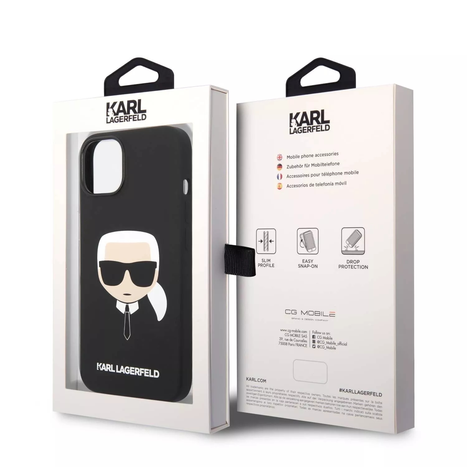 Genuine Karl Lagerfeld Karl Head MagSafe Liquid Silicone Case iPhone 14 Plus - Image 8