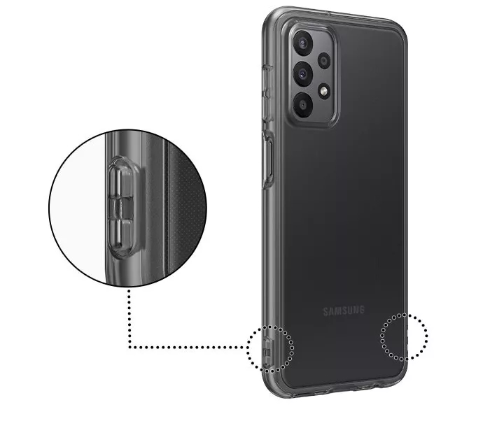 Genuine Samsung Soft Clear Cover for Galaxy A23 & A23 5G