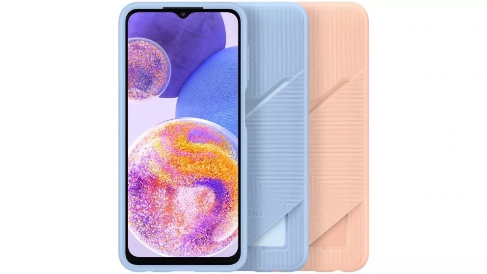 Official Samsung Galaxy A23 5G Awesome Peach Card Slot Cover Case EF-OA235TPEG - Image 6