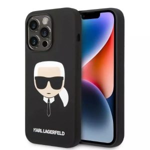 Genuine Karl Lagerfeld Karl Head MagSafe Liquid Silicone Case iPhone 14 Pro Max