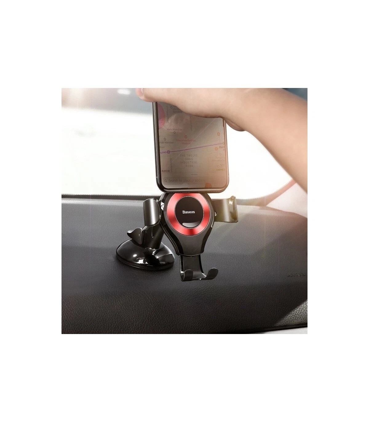 Baseus 360° Car Phone Holder Gravity Dashboard Windscreen Suction Mount Stand UK - Image 5