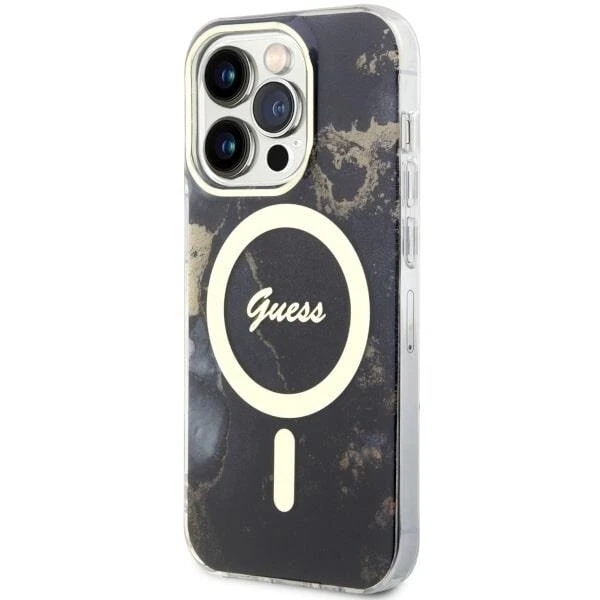 Genuine Guess Transparent Marble Magsafe Impact Case for iPhone 14 Pro Max - Image 2