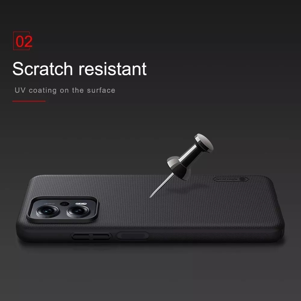 Nillkin Super Frosted Black For Xiaomi Poco X4 GT / Redmi Note 11T / 11T Pro+ - Image 5