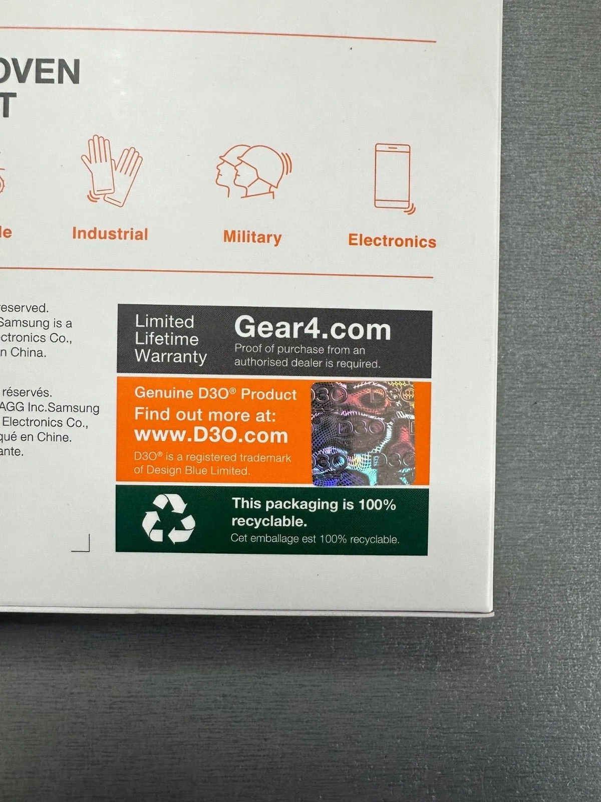 Genuine Gear4 Wembley Palette Samsung A71 Drop Protection D30 Impact Case Mint - Image 3