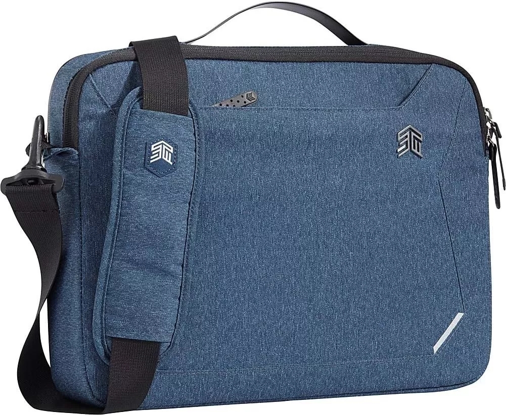 STM Myth 13 Inch Laptop Briefcase Slate Blue Scratch Resistant Water Resistant - Image 2