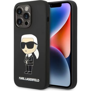Genuine Karl Lagerfeld Liquid Silicone Impact case for Apple iPhone 15 Pro