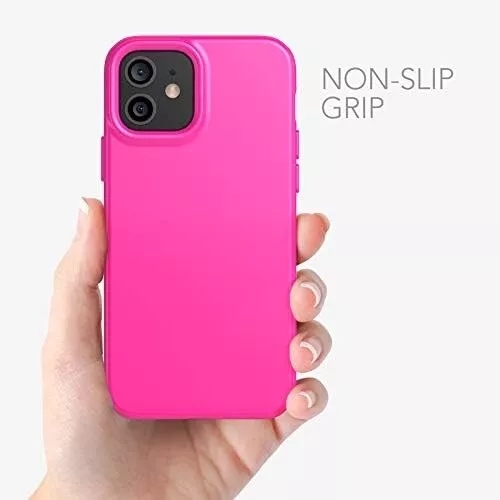 Genuine Tech21 Pink EvoSlim Impact Protection Case Cover For iPhone 12 & 12 Pro - Image 2