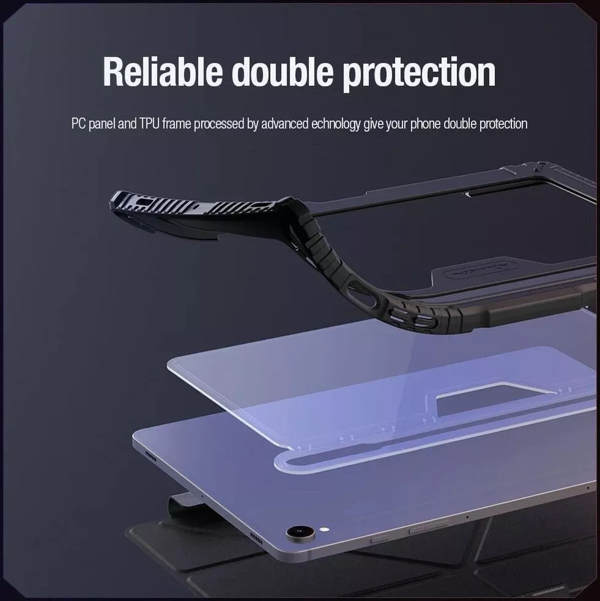 Nillkin PRO Protective Impact Stand Case Multi-angle for Samsung Galaxy Tab S9 - Image 4
