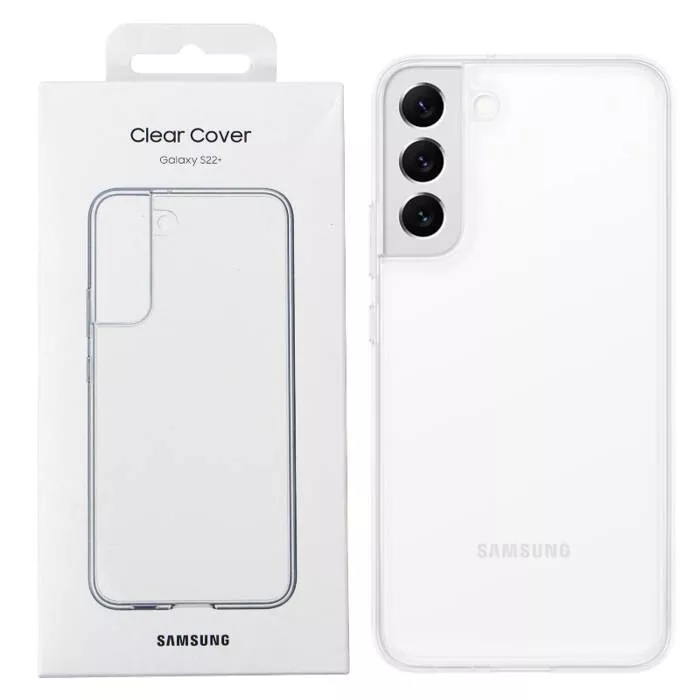 Genuine Samsung Galaxy S22+ Clear Cover Transparent EF-QS906CTEGWW