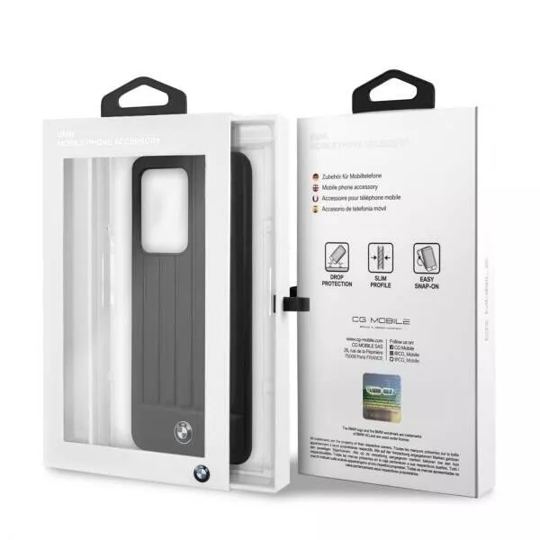 Genuine BMW Signature Black Leather Impact Case for Samsung Galaxy S20 Ultra - Image 7