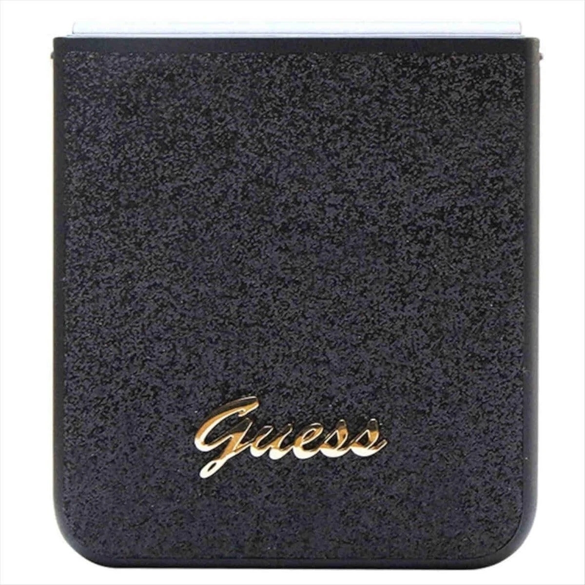 Genuine Guess Script Black Glitter Case Cover For Samsung Galaxy Z Flip 5 - Image 6