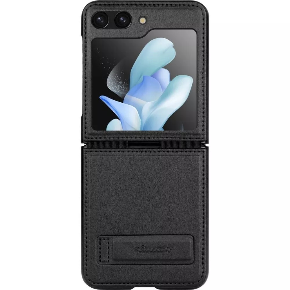 Nillkin Qin Leather Case Cover For Samsung Galaxy Z Flip 5 5G - Black - Image 4