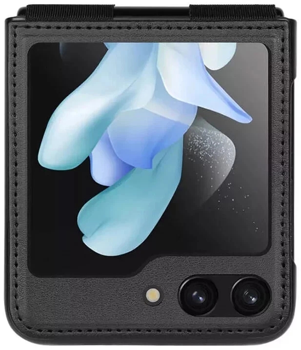 Nillkin Qin Leather Case Cover For Samsung Galaxy Z Flip 5 5G - Black - Image 6