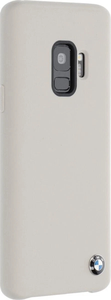 Genuine BMW Liquid Silicone Impact Case for Samsung S9 Beige