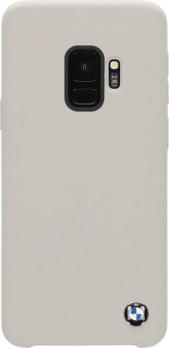 Genuine BMW Liquid Silicone Impact Case for Samsung S9 Beige - Image 2
