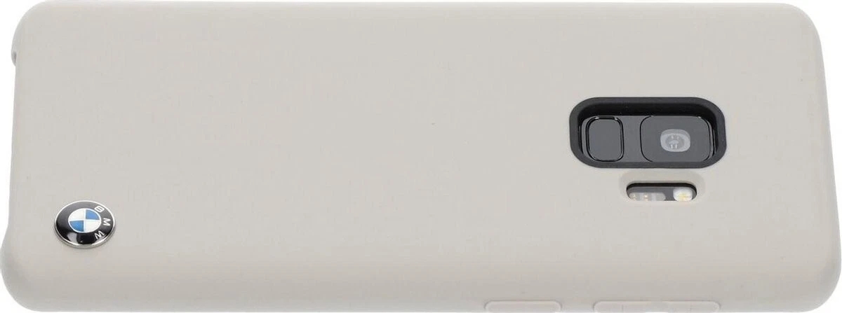 Genuine BMW Liquid Silicone Impact Case for Samsung S9 Beige - Image 4