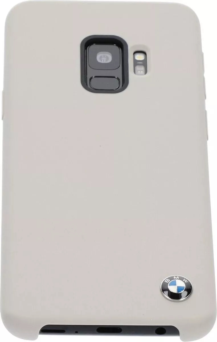 Genuine BMW Liquid Silicone Impact Case for Samsung S9 Beige - Image 5