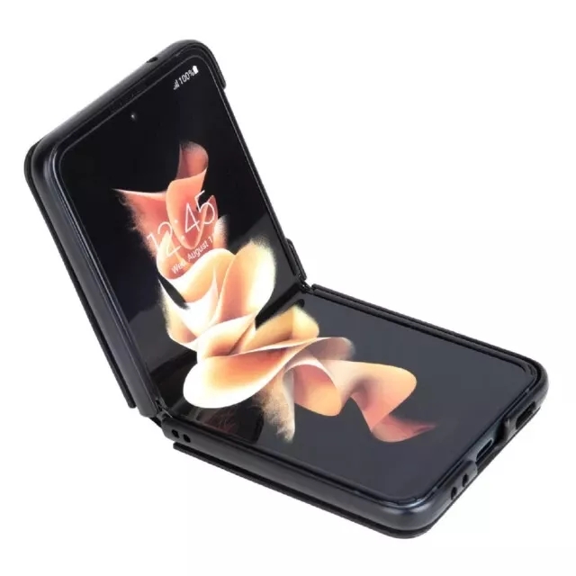 Nillkin Qin Leather Case Cover For Samsung Galaxy Z Flip 4 5G - Black - Image 8
