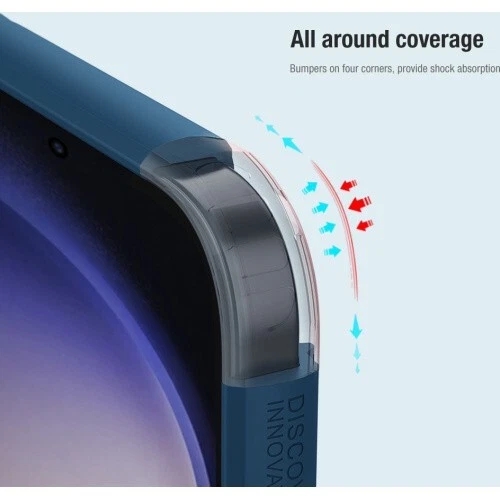 Nillkin Frosted Shield Dual Protection Case Cover for Samsung Galaxy S24+ Red - Image 7