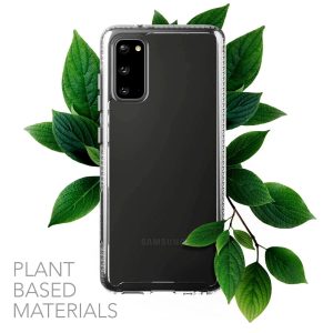 tech21 Samsung Galaxy S20 Antimicrobial Strong Tough Clear Back Case Impact