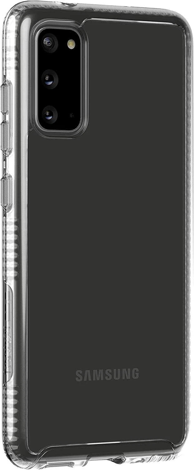 tech21 Samsung Galaxy S20 Antimicrobial Strong Tough Clear Back Case Impact - Image 4