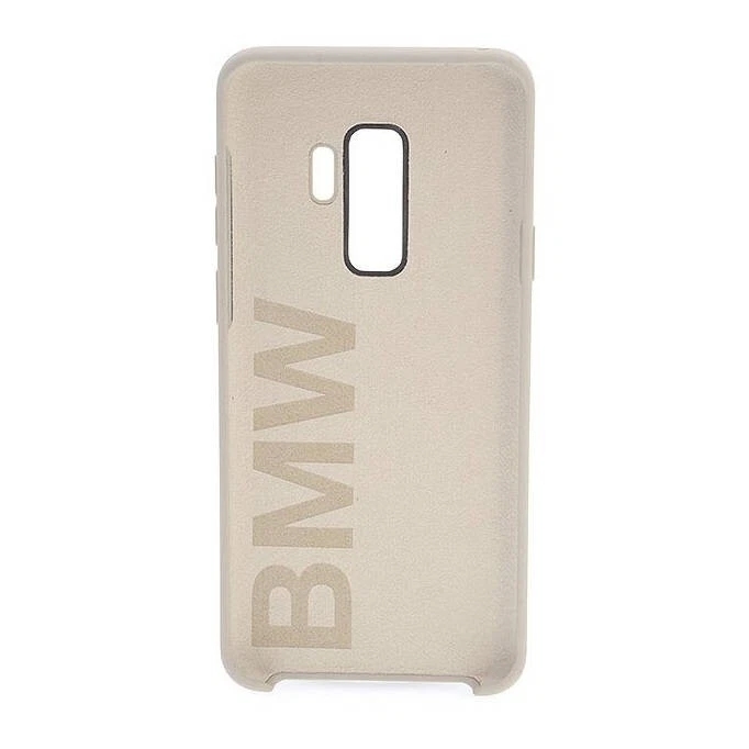 Genuine BMW Liquid Silicone Impact Case for Samsung S9+ Plus Beige - Image 2