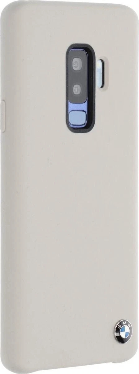 Genuine BMW Liquid Silicone Impact Case for Samsung S9+ Plus Beige - Image 3