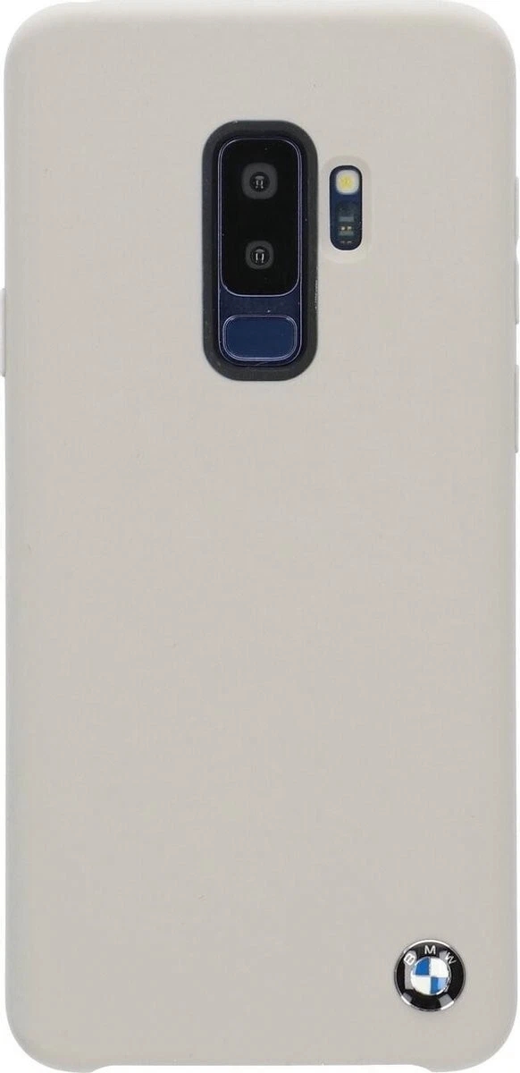 Genuine BMW Liquid Silicone Impact Case for Samsung S9+ Plus Beige - Image 4