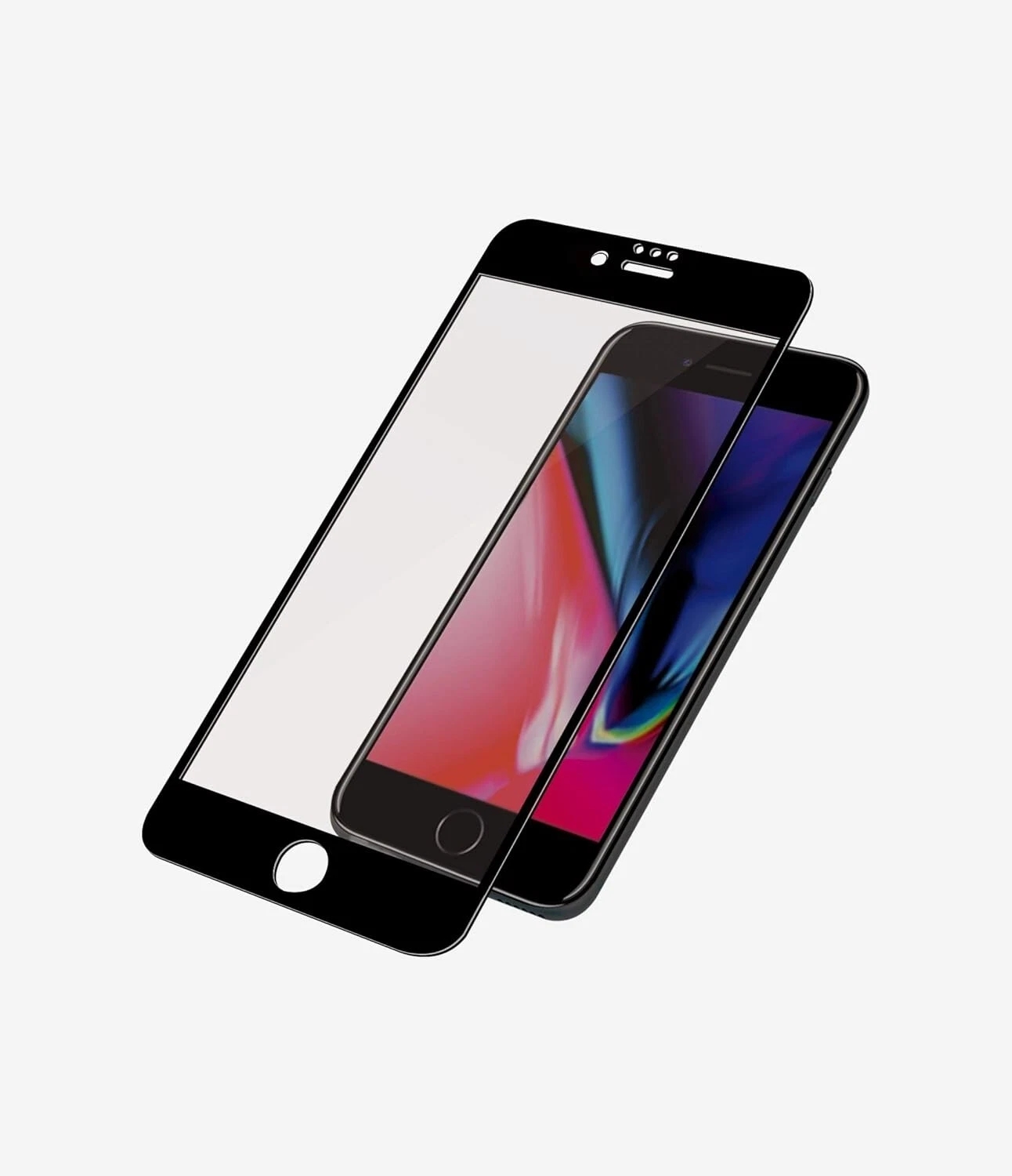 Panzer Glass iPhone 6/6s/7/8/SE 2020 Tempered Glass Screen Protector Black - Image 3