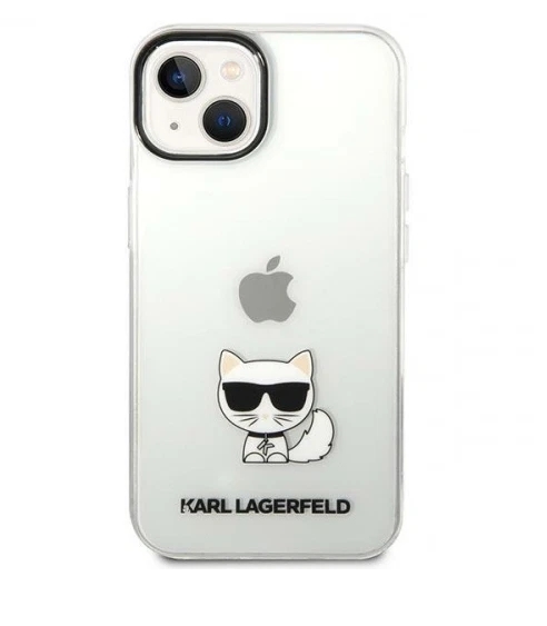 Genuine Karl Lagerfeld Fashion Transparent Choupette Impact iPhone 14 Clear - Image 3
