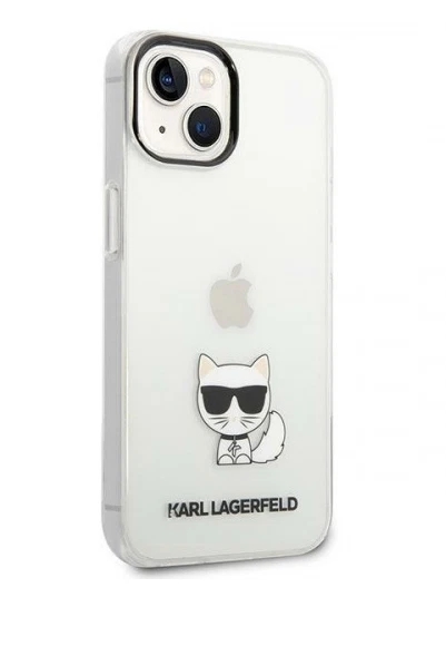 Genuine Karl Lagerfeld Fashion Transparent Choupette Impact iPhone 14 Clear - Image 5