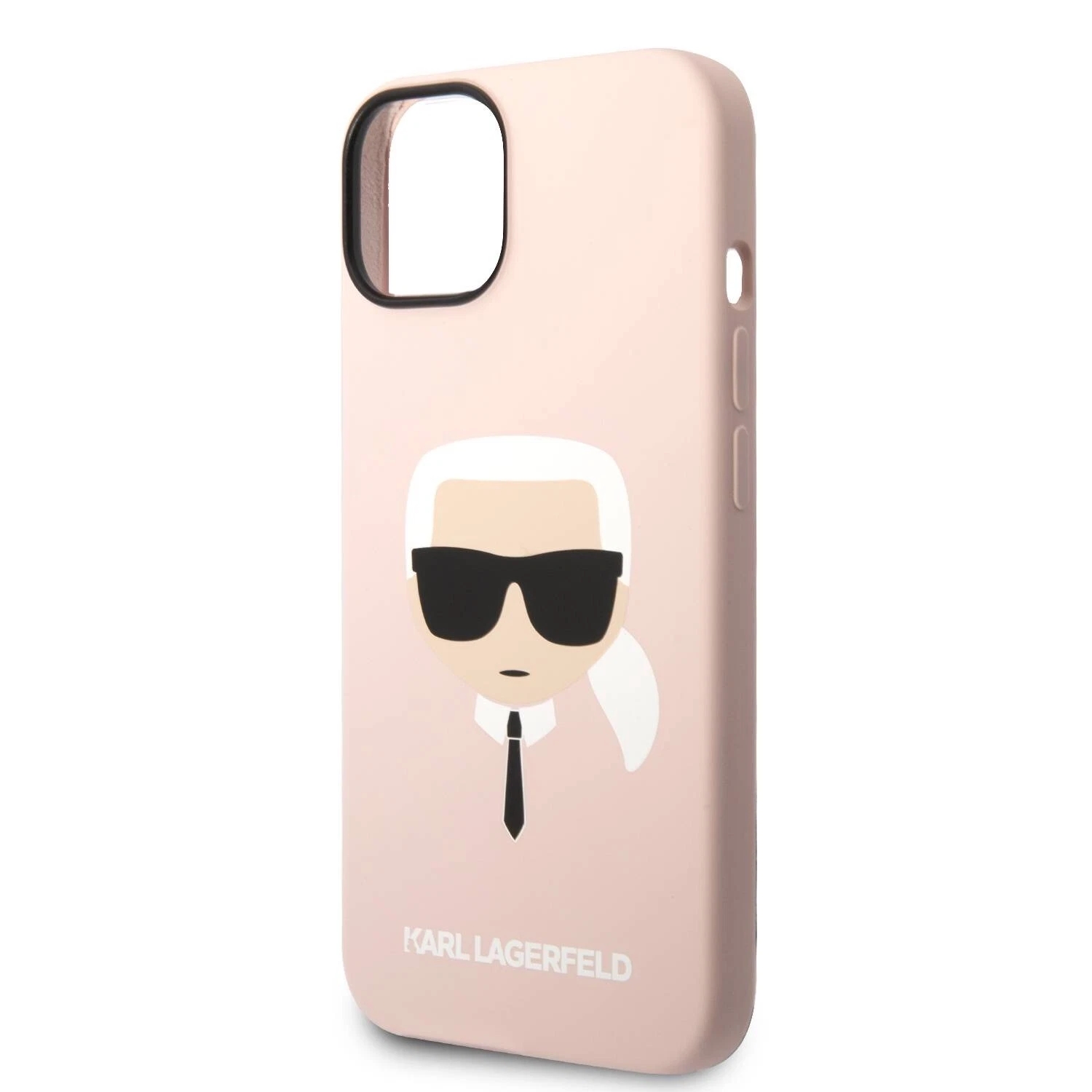 Genuine Karl Lagerfeld Karl Head Liquid Silicone MagSafe Case For iPhone 14 Pink - Image 6
