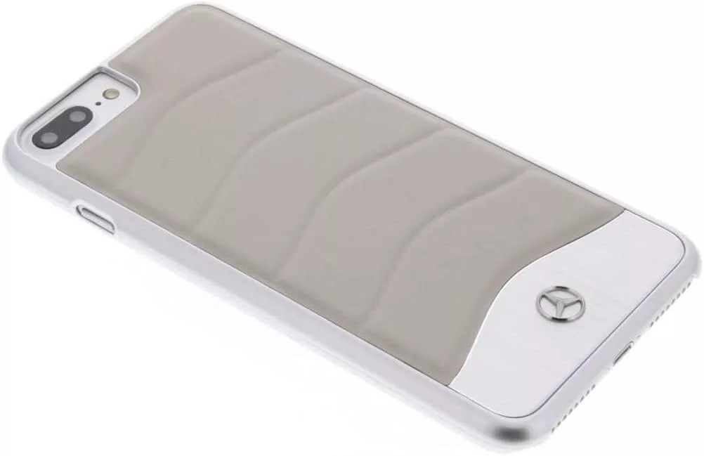 Genuine Mercedes Wave III Leather Plate Impact Cover Case iPhone 7 Plus & 8 Plus - Image 2