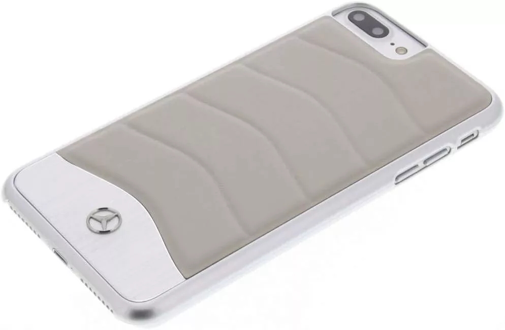 Genuine Mercedes Wave III Leather Plate Impact Cover Case iPhone 7 Plus & 8 Plus - Image 3