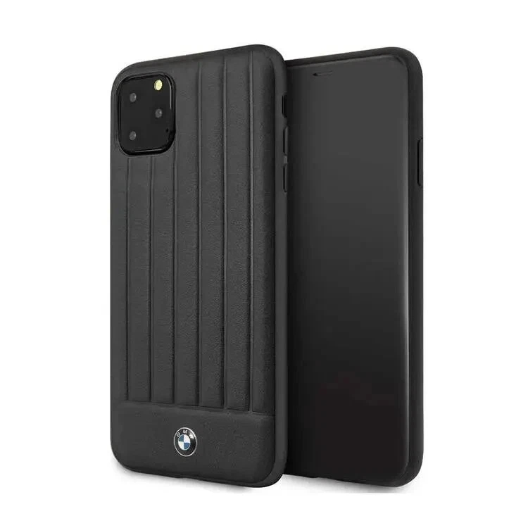 Genuine BMW Vertical Line Impact Leather Case for Apple iPhone 11 Pro Max