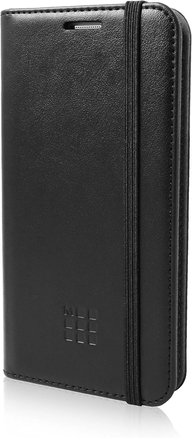 Genuine Moleskine Folio Case Cover for Samsung Galaxy S7 in Black
