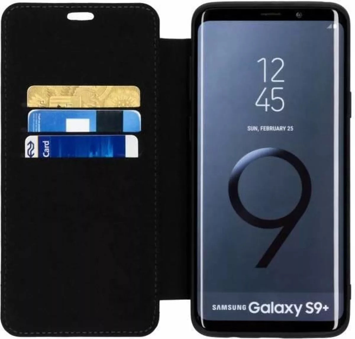 Genuine Mercedes-Benz Organic II Leather Impact Book Case for Samsung S9+ - Image 2